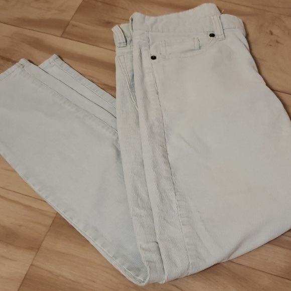 3/$20 J Crew Skinny Cord Toothpick 28 Light Blue - Picture 3 of 5